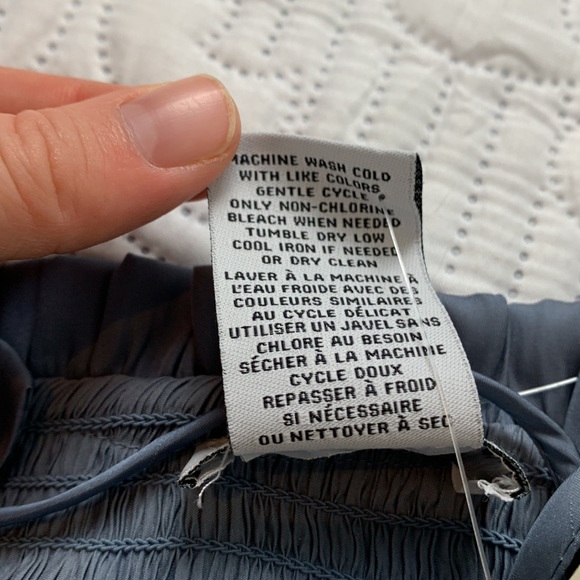 NWT Carmen Marc Valvo Peasant Blouse - Picture 6 of 8